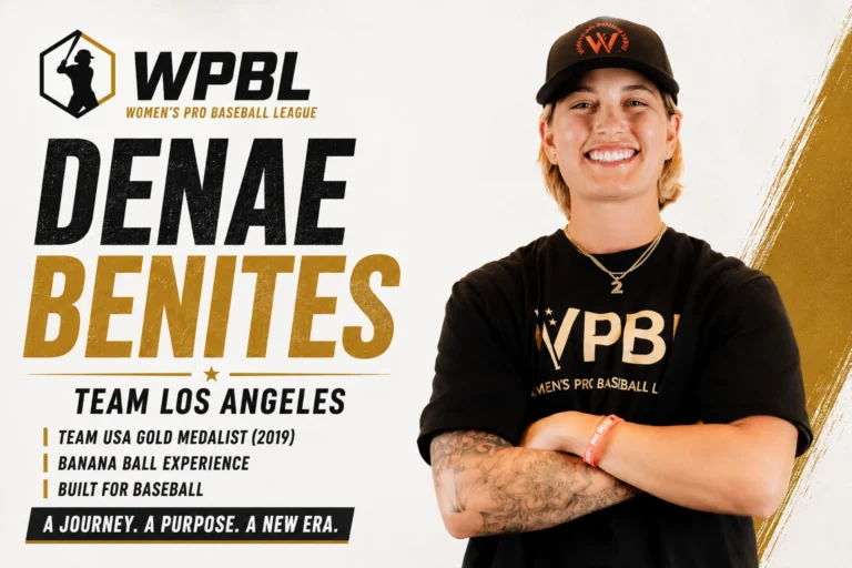 Denae Benites, Team New York WPBL catcher and Team USA women’s baseball player