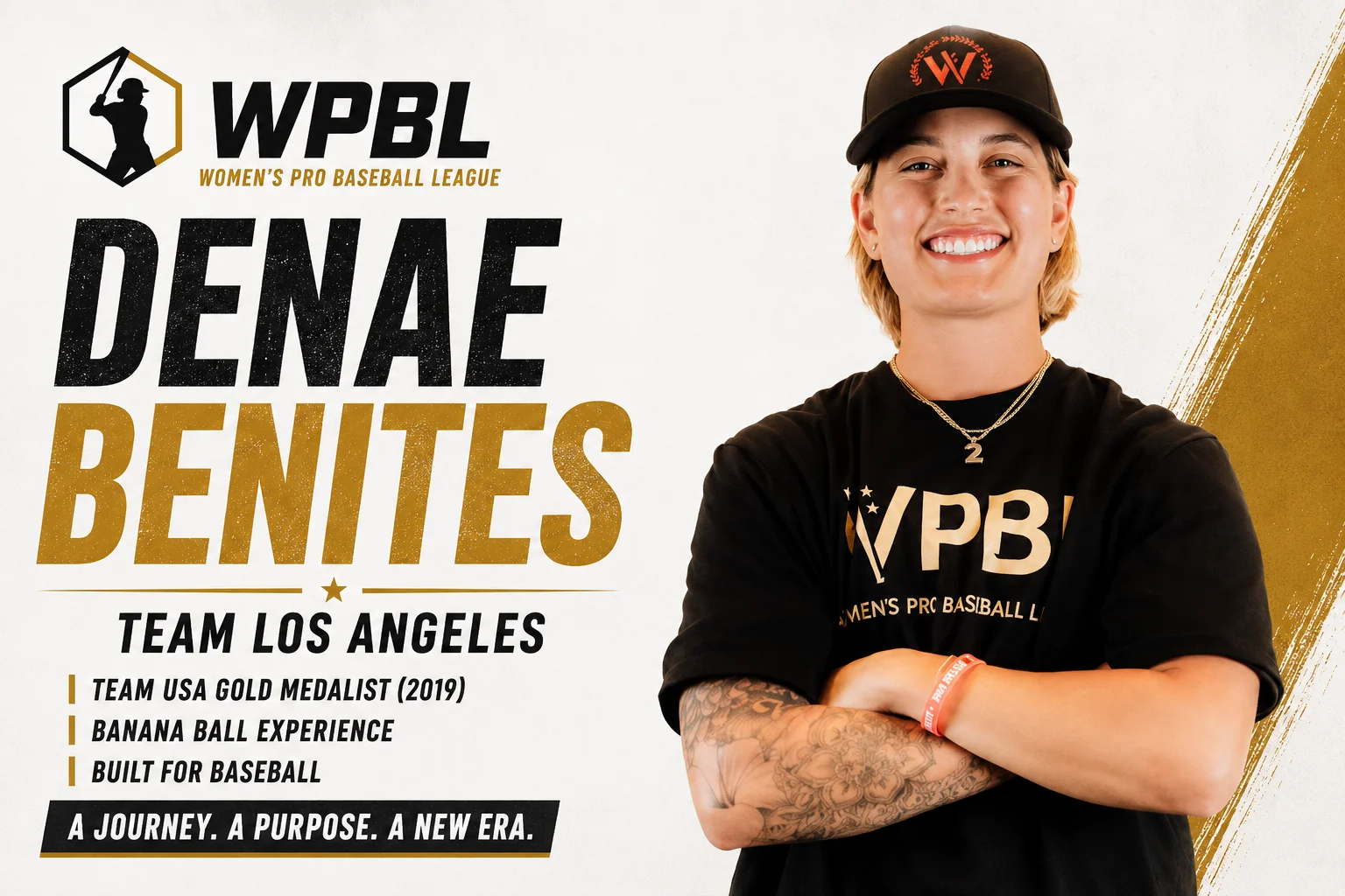 Denae Benites, Team New York WPBL catcher and Team USA women’s baseball player
