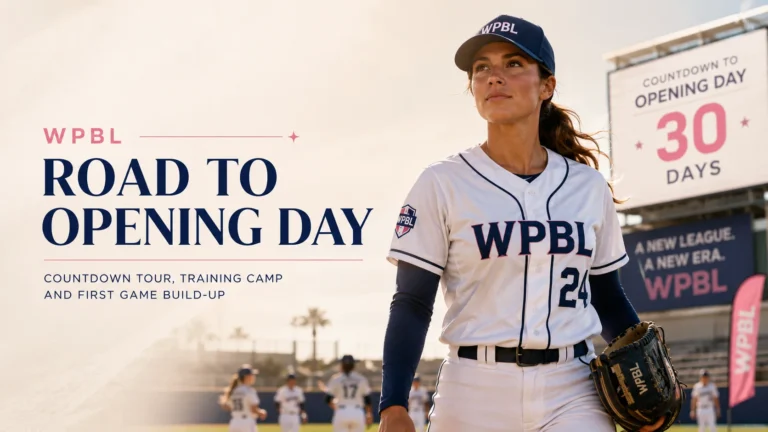 WPBL Road to Opening Day feature image showing training camp and first game build-up